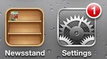 Software update badge