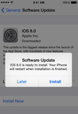 Install iOS Update